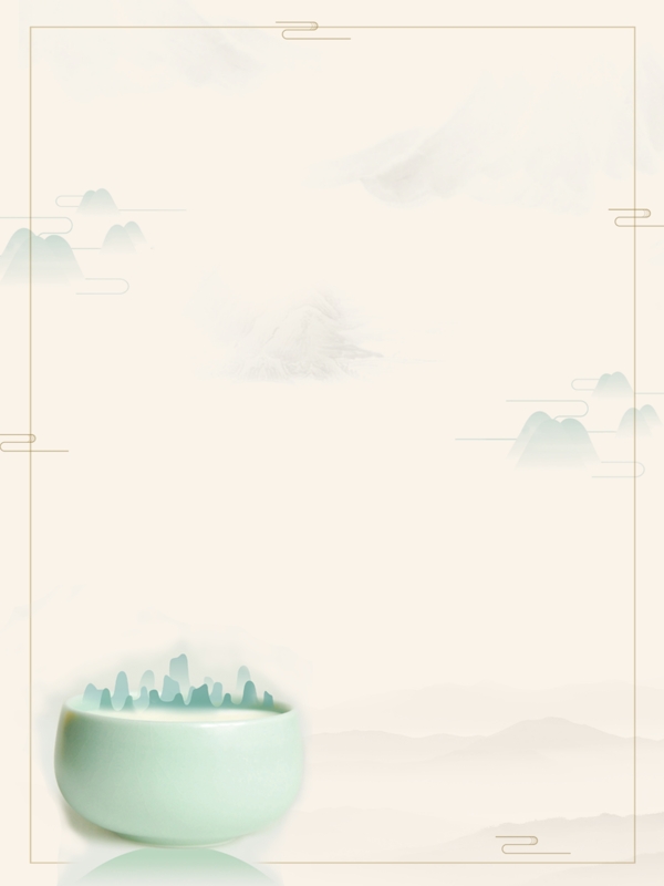 簡約立秋背景矢量插圖