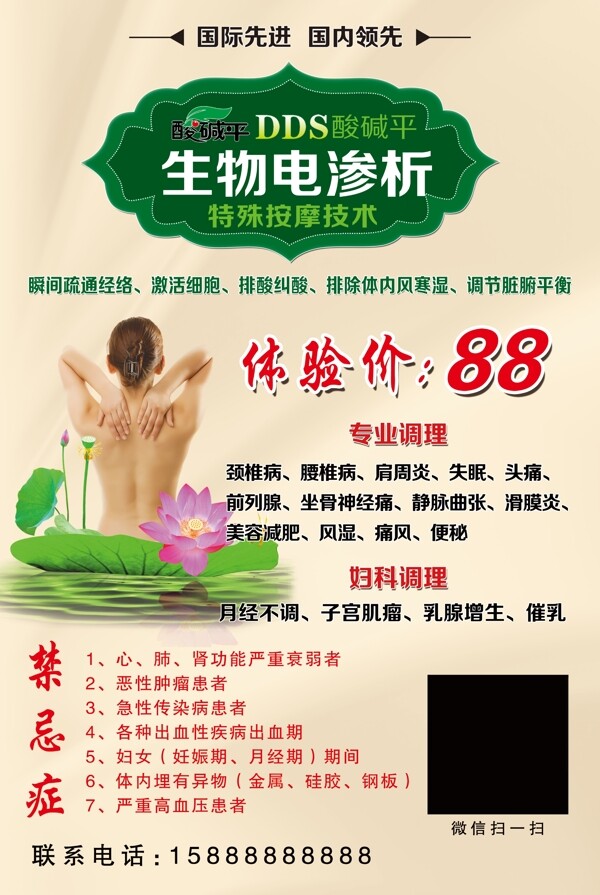 生物電療養(yǎng)生海報(bào)