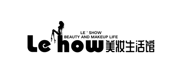 美妆生活黑色字母logo