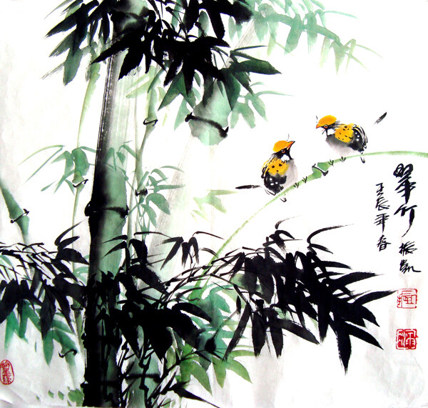 翠竹圖圖片