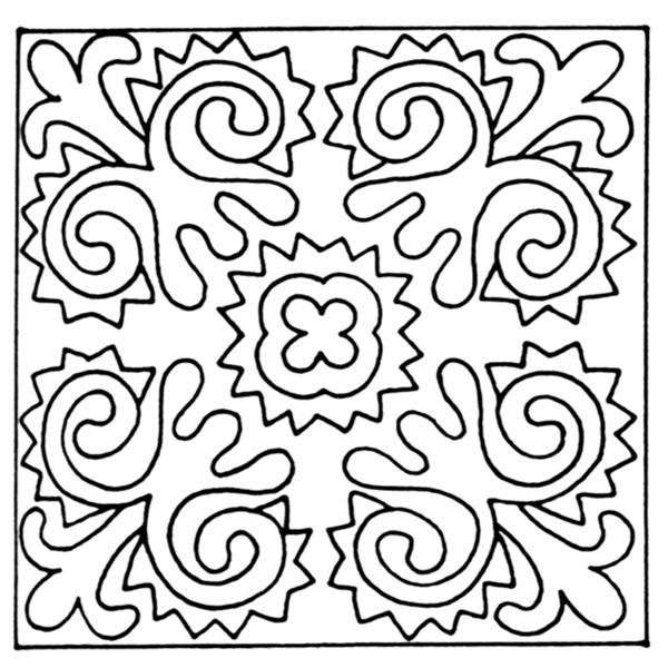 團(tuán)花紋樣傳統(tǒng)圖案0054