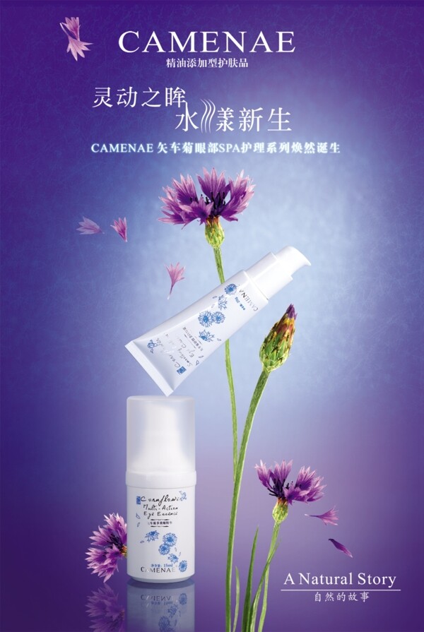 美妝護(hù)膚化妝品海報(bào)PSD下載
