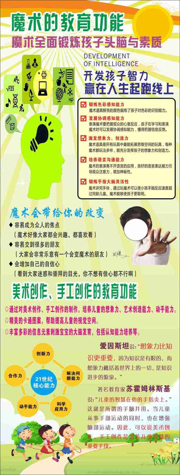 魔術(shù)的教育功能展架
