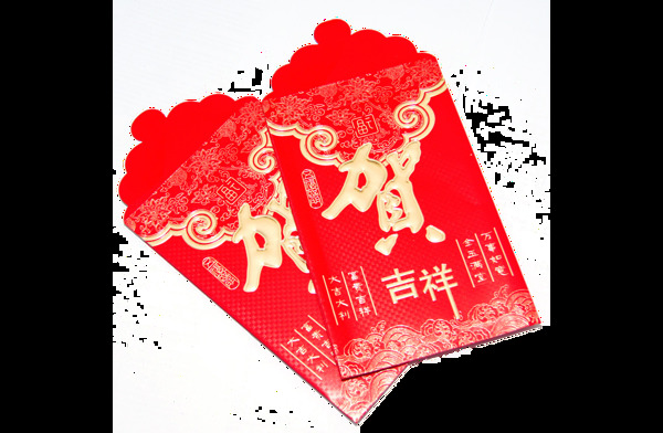 紅色喜慶紅包png元素