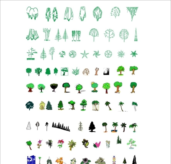 树木矢量图