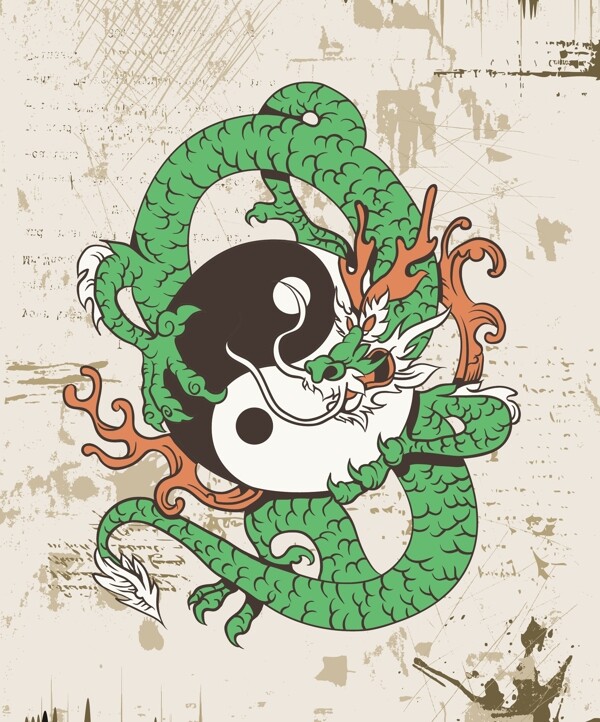 日本背景矢量插圖