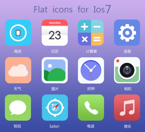 IOS7圖片模版