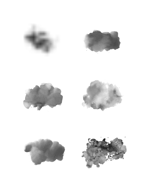 水墨煙霧可商用元素