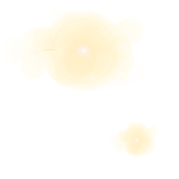 黄色灯光光束矢量元素