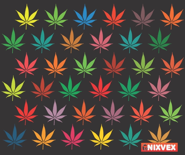 豐富多彩的樹葉nixvex免費(fèi)矢量