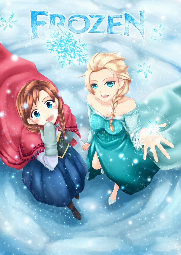 位圖插畫熱門動(dòng)畫冰雪奇緣免費(fèi)素材