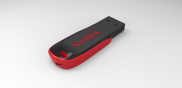 SanDisk的Cruzer4GBUSB棒刀片