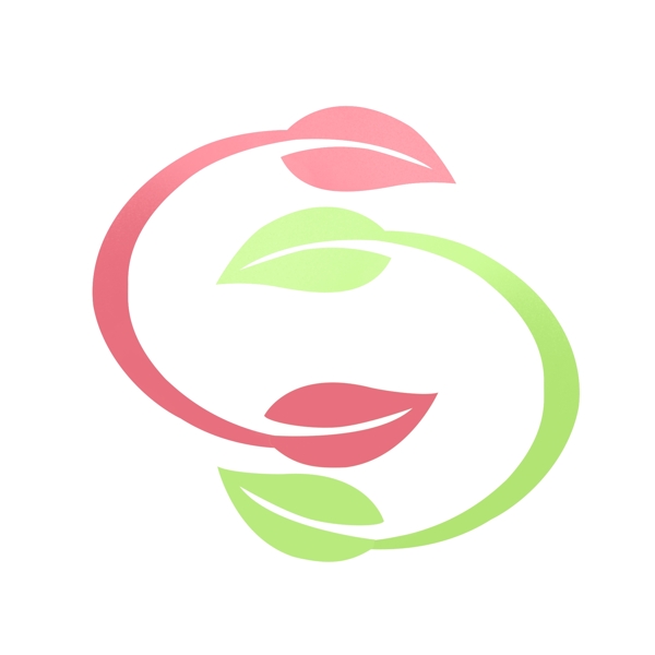矢量圖綠色葉子的圖標(biāo)