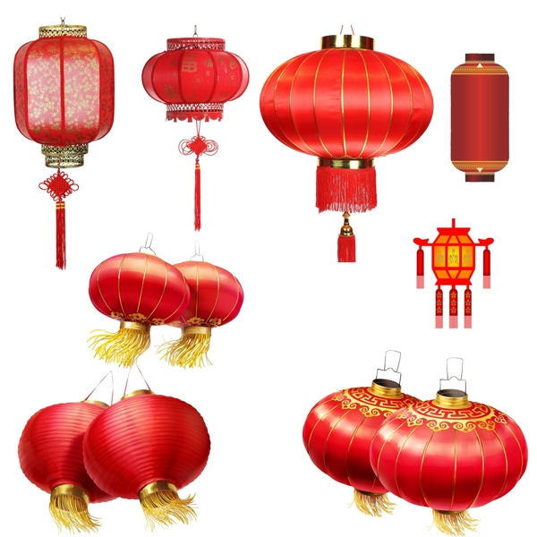 庆典红灯笼素材