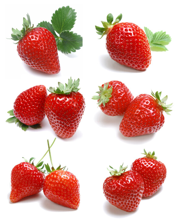6组草莓高清图片素材