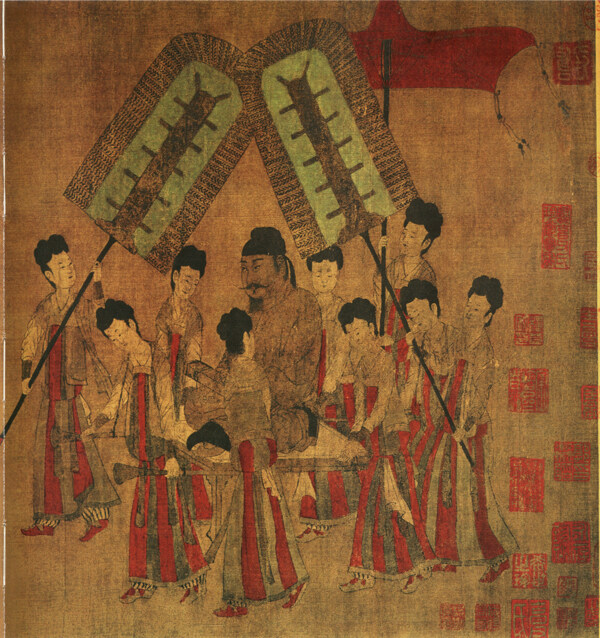 古代人物國畫圖片