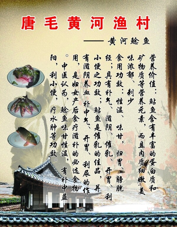 黃河漁村圖片