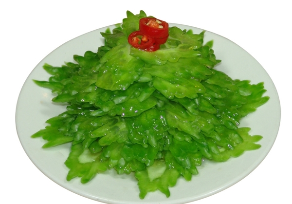 飯店通用菜拌苦瓜圖片