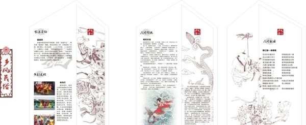 文化墻展廳展館博物館上墻