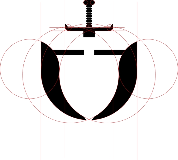 古之剑盾logo
