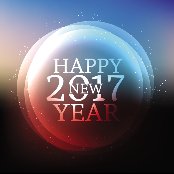 抽象2017新年背景