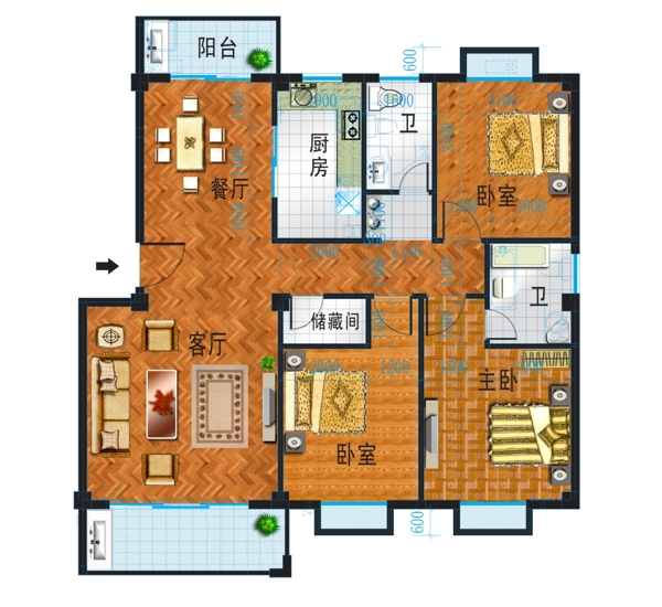 室內設計彩圖