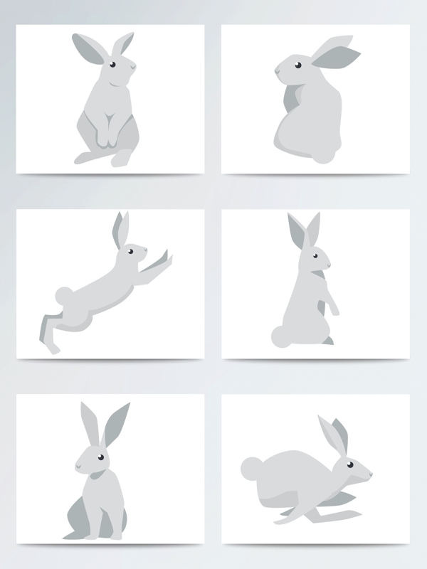复活节中秋兔子素材