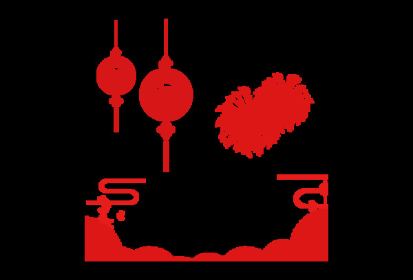 中國(guó)風(fēng)剪紙畫(huà)png元素