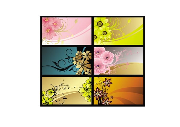 歐美花紋112矢量CDR