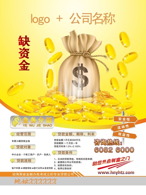 金融投資海報