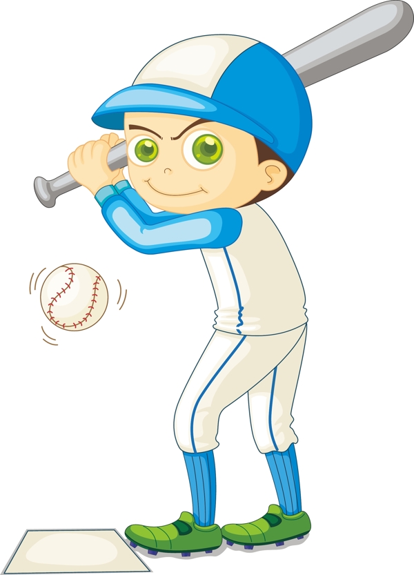 棒球运动插画