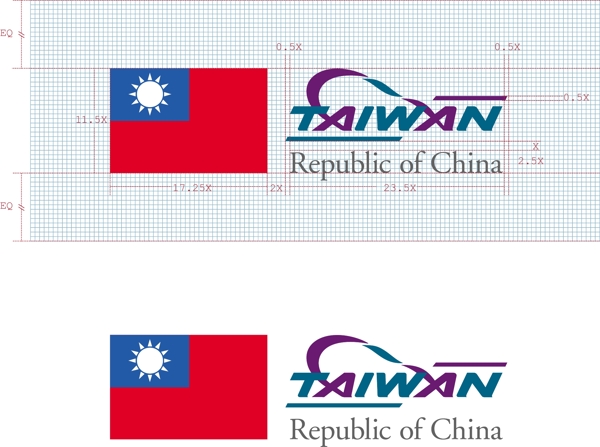 TaiWan國際展覽標志方案矢量CDR文件VI設計VI寶典國際展覽識別系統(tǒng)