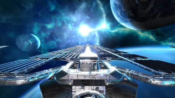 科幻星球建筑背景
