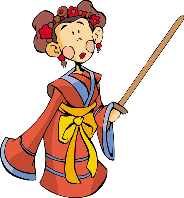 古代人物漫畫