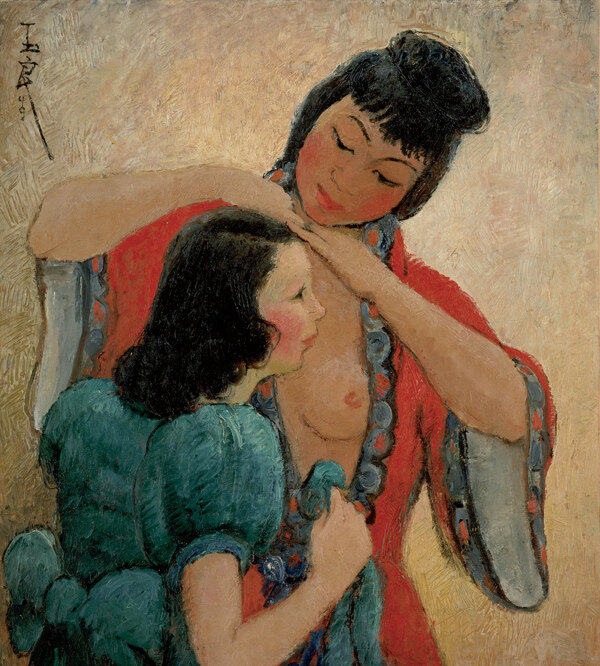 人物油畫圖片