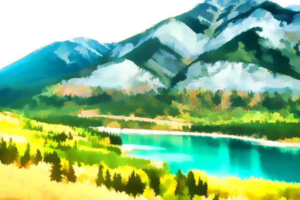 風(fēng)景裝飾畫圖片