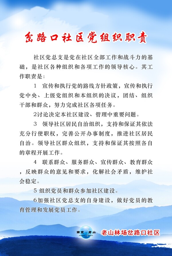 職責(zé)展板圖片