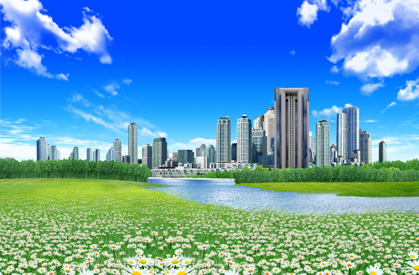城市風光高清圖片