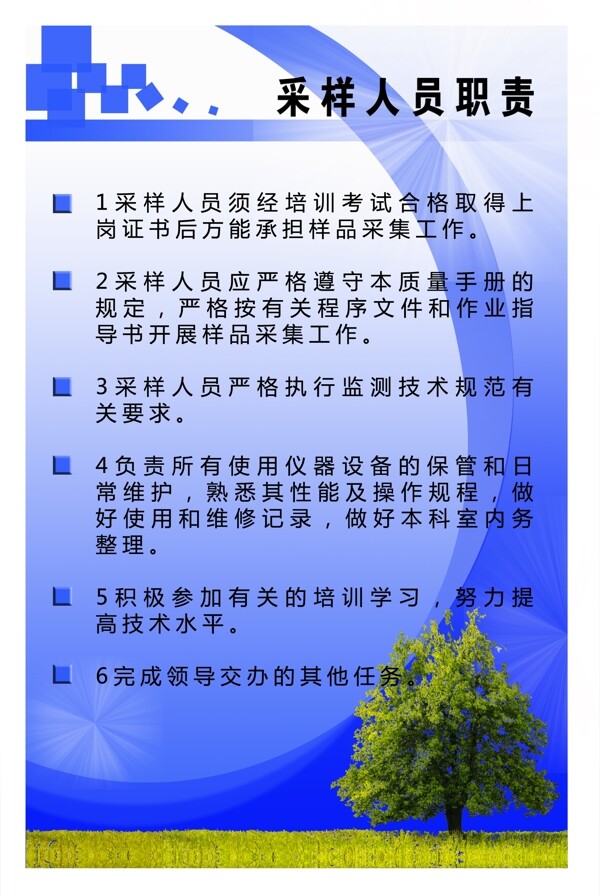 環(huán)保單位人員職責(zé)牌圖片