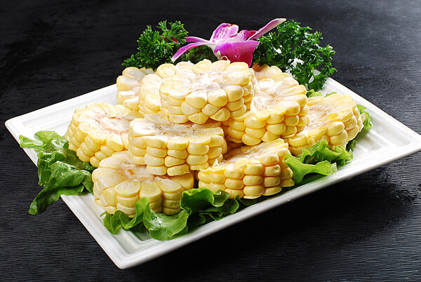 火锅配菜甜玉米图片