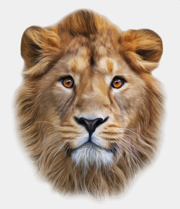 獅子頭像