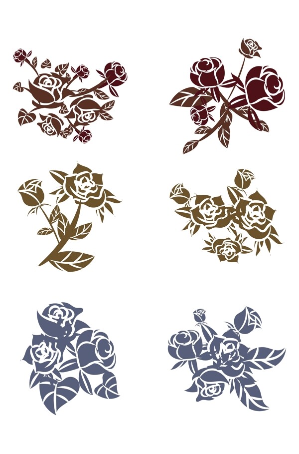 玫瑰花纹图片