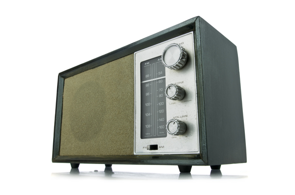 老式收音机摄影图片
