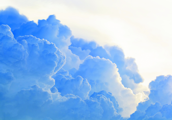 天空立体云朵特效云山云海装饰图图片