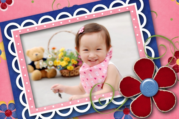 歐美風(fēng)格可愛兒童相冊圖片