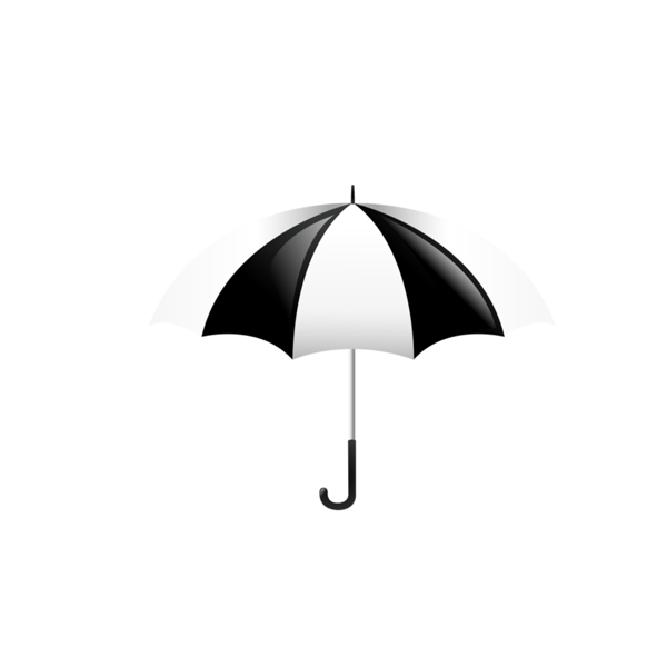 黑白條雨傘現(xiàn)代
