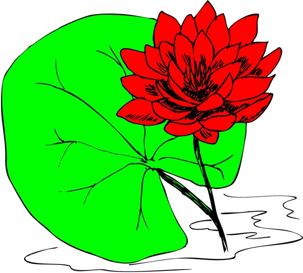 花朵花草鮮花矢量EPS格式0600