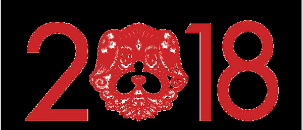 2018紅色創(chuàng)意剪紙PNG元素