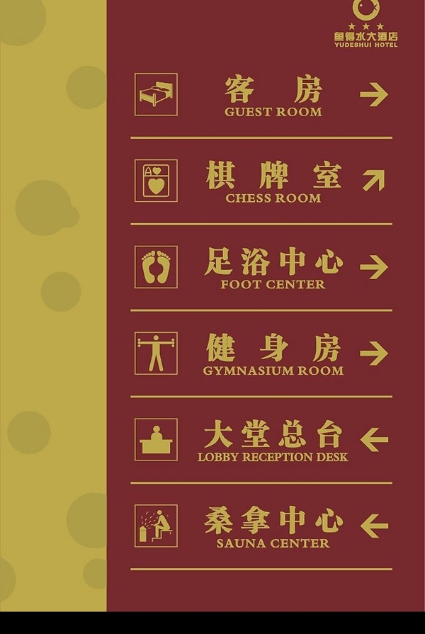 酒店導(dǎo)向牌VI圖片