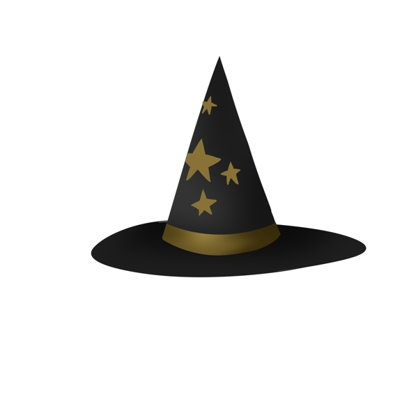 魔术帽黑色系五角星系列